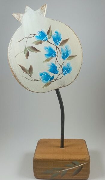 Ξύλινο ζωγραφιστό ρόδι