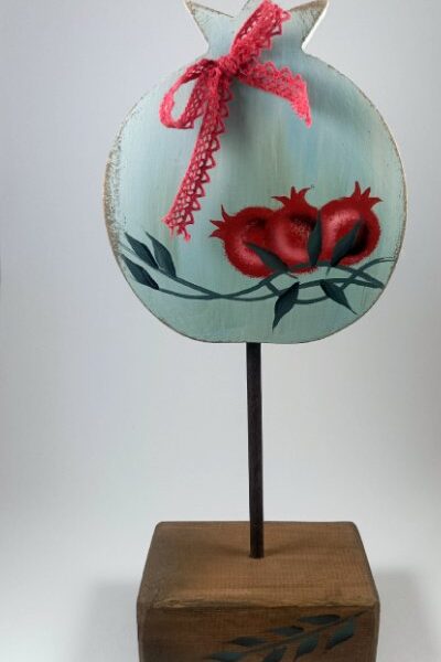 Ξύλινο ζωγραφιστό ρόδι