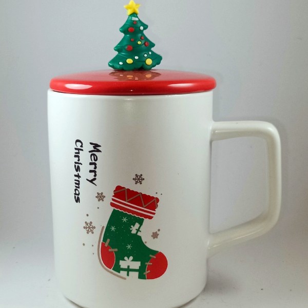 Χριστουγεννιάτικη κούπα με καπάκι «Μπότα»