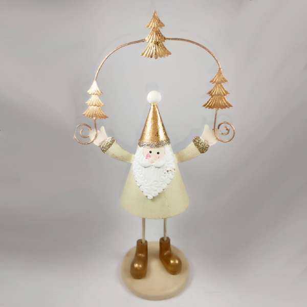 Διακοσμητικός Άγιος Βασίλης με δεντράκια