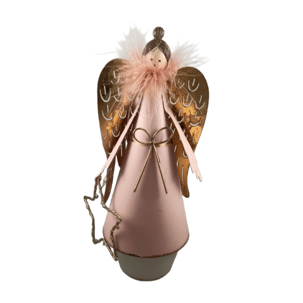 Διακοσμητικός άγγςλος με φωτάκια