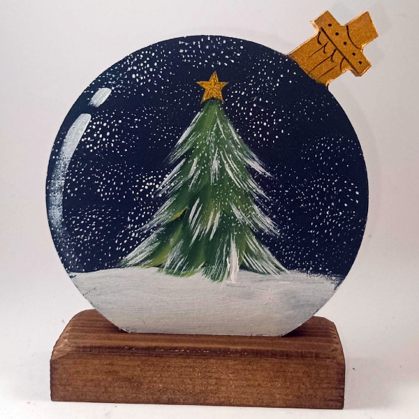 Χειροποίητη Γυάλα Δέντρο