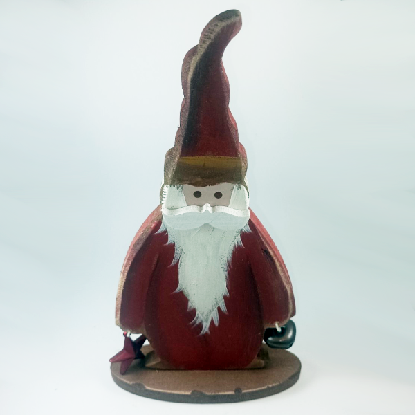 Χειροποίητος Άγιος Βασίλης με κουδουνάκι