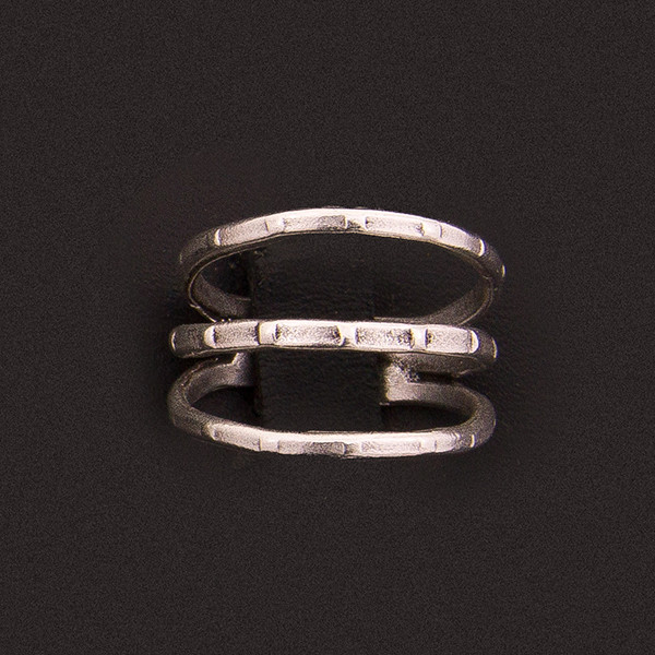 Χειροποίητο ανάγλυφο δαχτυλίδι, τρίβερο