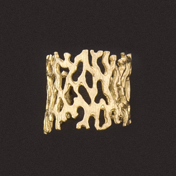 Χειροποίητο δαχτυλίδι κοράλλι