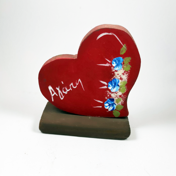 Χειροποίητη επιτραπέζια καρδιά "Αγάπη"