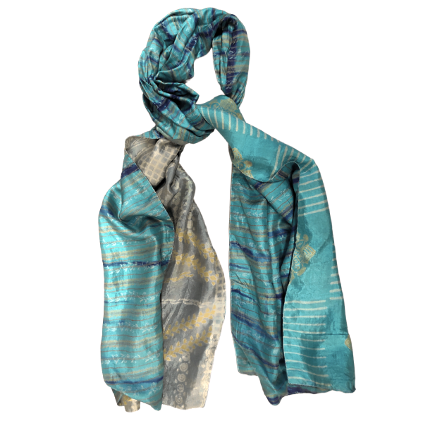 Φουλάρι μεταξωτό διπλό ύφασμα