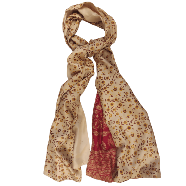 Φουλάρι μεταξωτό διπλό ύφασμα