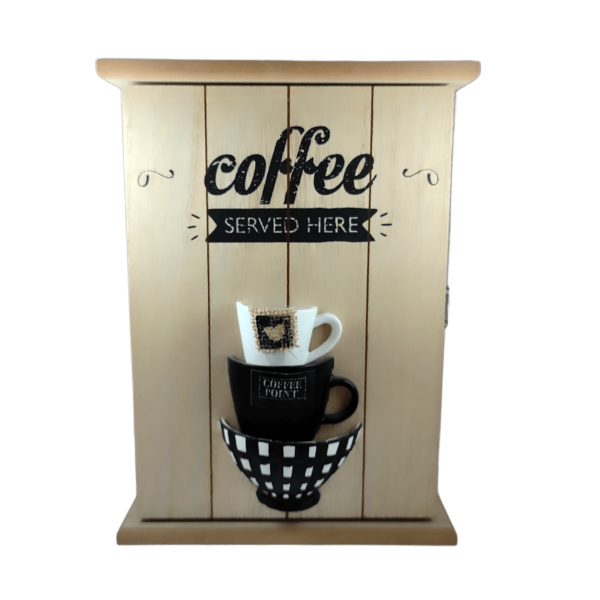 Κλειδοθήκη με κεραμικές κούπες