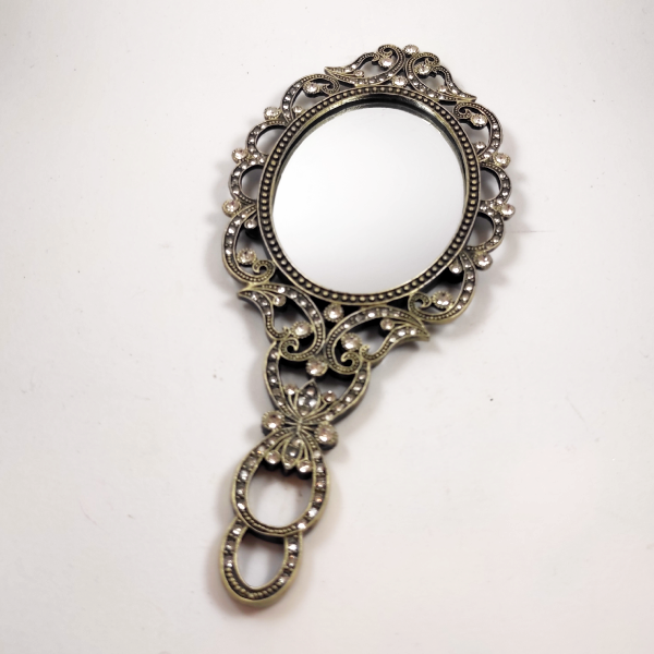 Καθρέφτης χειρός μεταλλικος