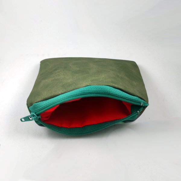 Alternative view of Χειροποίητο πορτοφολάκι με φτερό παγωνιού