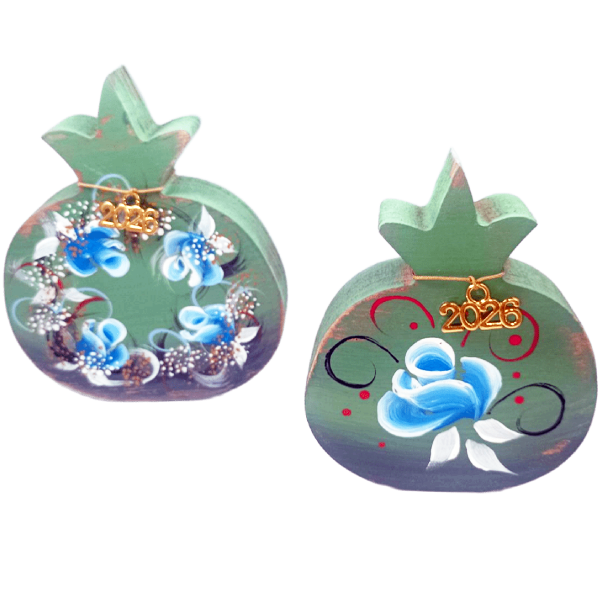 Χειροποίητο επιτραπέζιο ρόδι - μεγάλο