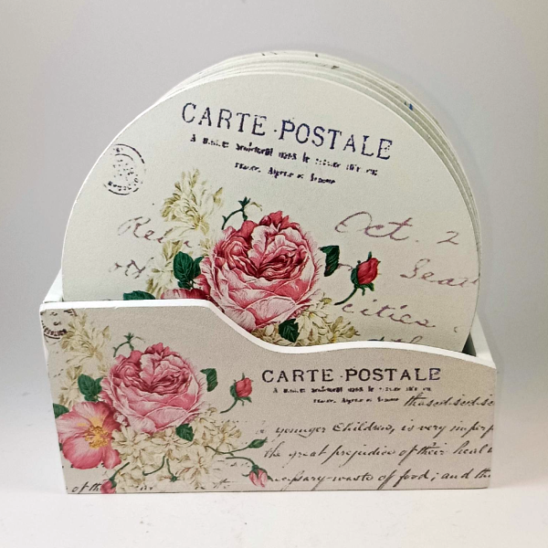 Σουβέρ λουλούδια - σετ 6