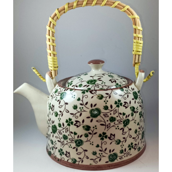 Κεραμική τσαγιέρα με σουρωτήρι